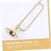 1Set Beginner Trumpet with Gloves Durable Instrument for Students Present for Exquisite Workmanship for Home Decoration view 3