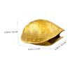 FELTECHELECTR Copper Turtle Shell Coin Chinese Divination Adorn Wealth Craft for Family Gathering view 3