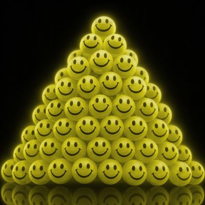 ArtCreativity Glow in the Dark Yellow Smiley Face Bouncing Balls - Bulk Pack of 36 - 1 Inch High Bounce Bouncy Balls for Kids, Glowing Party Favors and Goodie Bag Fillers for Boys and Girls
