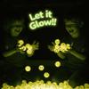 ArtCreativity Glow in the Dark Yellow Smiley Face Bouncing Balls - Bulk Pack of 36 - 1 Inch High Bounce Bouncy Balls for Kids, Glowing Party Favors and Goodie Bag Fillers for Boys and Girls view 4