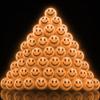 ArtCreativity Glow in the Dark Orange Smiley Face Bouncing Balls - Bulk Pack of 36 - 1 Inch High Bounce Bouncy Balls for Kids, Glowing Party Favors and Goodie Bag Fillers for Boys and Girls view 1
