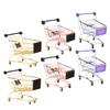 BESPORTBLE 6pcs Shopping Cart Toy for Boys and Girls Pretend Play Grocery Cart for Toddlers Creative Storage for Toys Makeup Sponges view 1