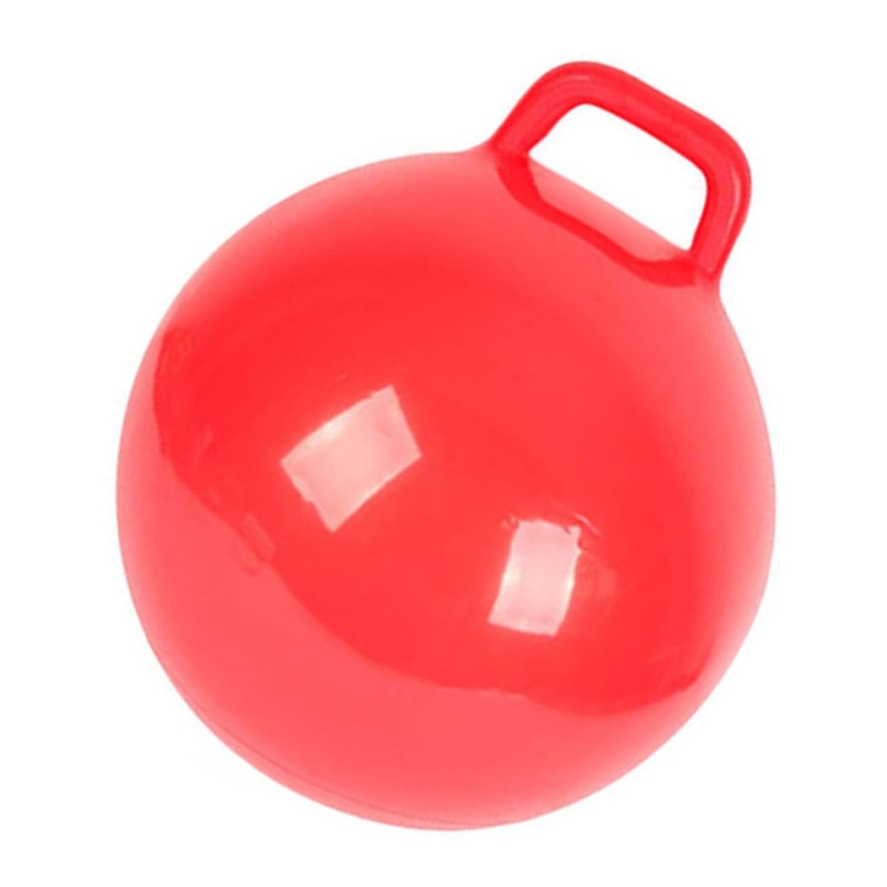 BESPORTBLE 2pcs Inflatable Hop for Boy Girl Red Bounce Grip Handle Promotes Coordination and Balance Fun for Ages