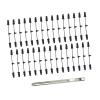 Garende RC Rubber Retainer Pull Tabs RC Car Attachments Wear Resistant Replace Easy Installation Repair Parts Body Clip Retainer, 31 Pieces view 1