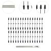 Garende RC Rubber Retainer Pull Tabs RC Car Attachments Wear Resistant Replace Easy Installation Repair Parts Body Clip Retainer, 31 Pieces view 4