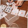 VANZACK Transparent Playing Card Storage Case Holds Decks Organizer for Cards Beads Crafts and Small Items Versatile Storage view 2