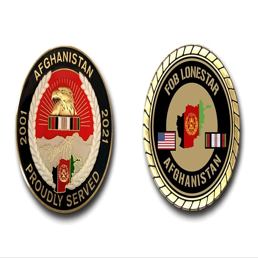 FOB Lonestar Afghanistan Service Challenge Coin