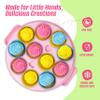 Perlli Kids Cake & Cupcake Baking Set 51 Pieces Real Utensils & Decorating Kit with Carrier Safe Baking Supplies Gift for Junior Chefs Girls & Boys (Pink) view 3