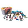 Animal Planet Dino Mega Tub Playset  45-Piece Dinosaur Toy Set with Mountains, Trees & Rocks for Kids Ages 3+ view 1