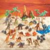 Animal Planet Dino Mega Tub Playset  45-Piece Dinosaur Toy Set with Mountains, Trees & Rocks for Kids Ages 3+ view 2