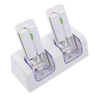 White Dual Charging Dock Station for Game Remote Controller