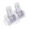 White Dual Charging Dock Station for Game Remote Controller view 2