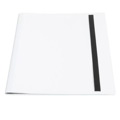 12 Pocket Games Card Holds 480 Cards Scratchproof Trading Album Display Holder White Asy to Damage, Life 12 Pocket Games Card Pocket Card BinderG Card Storage BookGames (White)