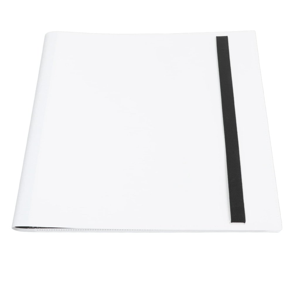 12 Pocket Games Card Holds 480 Cards Scratchproof Trading Album Display Holder White Asy to Damage, Life 12 Pocket Games Card Pocket Card BinderG Card Storage BookGames (White)