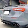 Carbon Fiber Compatible for Ghibli Spoiler Rear Roof Wing Car Tuning Racing Bootlid Compatible for Maserati for Ghibli Q4 2014-2018 view 4
