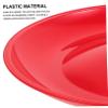 BESPORTBLE Juggling Disk Props Juggling Equipment Plate with Sticks for Circus Circus Plate Training Spinning Juggle Beginners s Red Plastic view 3