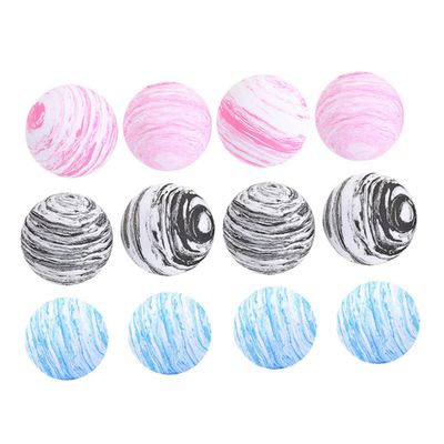 Toddmomy 12pcs Bouncy Balls for Boys and Girls Inflatable Ball Toy Boys and Girls Solar System Theme