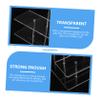 Holibanna Acrylic Display Stand for Perfume Jewelry and Crafts Transparent Tiered Organizer for Home and Shop Use Easy to Assemble and Stylish Display Riser view 3