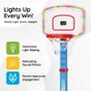 Basketball Hoop Set with Digital Scoreboard, Adjustable Height 3 Levels, Indoor Outdoor Poolside Kids Basketball Portable, Ages 3-12, Toy for Boys and Girls. (Blue) view 2