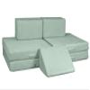 The Figgy 7 Piece Modular Play Couch for Kids- Washable, Waterproof, American Made, Sturdy, Hook and Loop Connectors, Oeko-TEX Certified, Montessori Toy Sofa, Indoor Climbing & Fort Playset- Sagebrush view 1