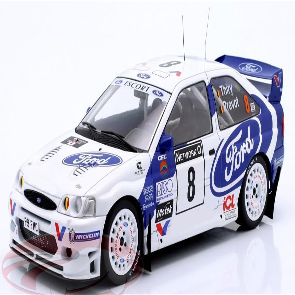 1/18 iXO Models WRC #8 B.Thiry  S.Prvot RAC Rally 1998, Thiry-Prevot, Diecast Model Car 18RMC170B22