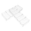 BESPORTBLE 2pcs Clear Acrylic Poker Chip Holder Tray Portable Poker Chip Storage Organizer for Easy Access and Classification and Wear-resistant Design view 1