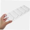 BESPORTBLE 2pcs Clear Acrylic Poker Chip Holder Tray Portable Poker Chip Storage Organizer for Easy Access and Classification and Wear-resistant Design view 2