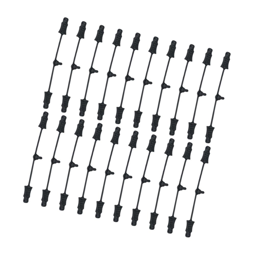 Colaxi RC Rubber Retainer Pull Tabs Body Clip Retainer,Replacement,Utility,Easy to Install Parallel Rubber Strips RC Car Accessories, 20 Pieces