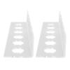 2 Pcs Balls Display Rack Display Cases Shelf Small Balls Holder 6 Hole Display Stand with Adhesive Multifunction Balls Rack Shelves for Table Tennis Baseball 2 Pcs Balls Display view 1