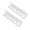 2 Pcs Balls Display Rack Display Cases Shelf Small Balls Holder 6 Hole Display Stand with Adhesive Multifunction Balls Rack Shelves for Table Tennis Baseball 2 Pcs Balls Display view 4