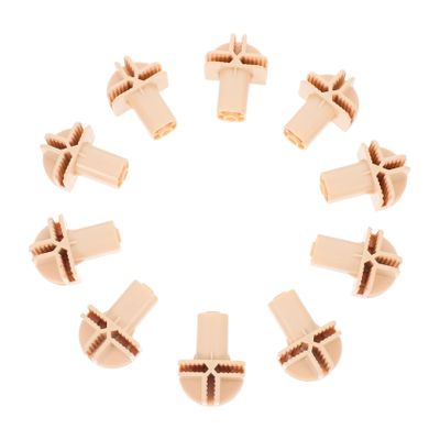Abaodam 10pcs Plastic Wheel Connectors Replacement for Cat Cages and Storage Units and Easy to Install Accessories for Cube Organizers and Tool Carts
