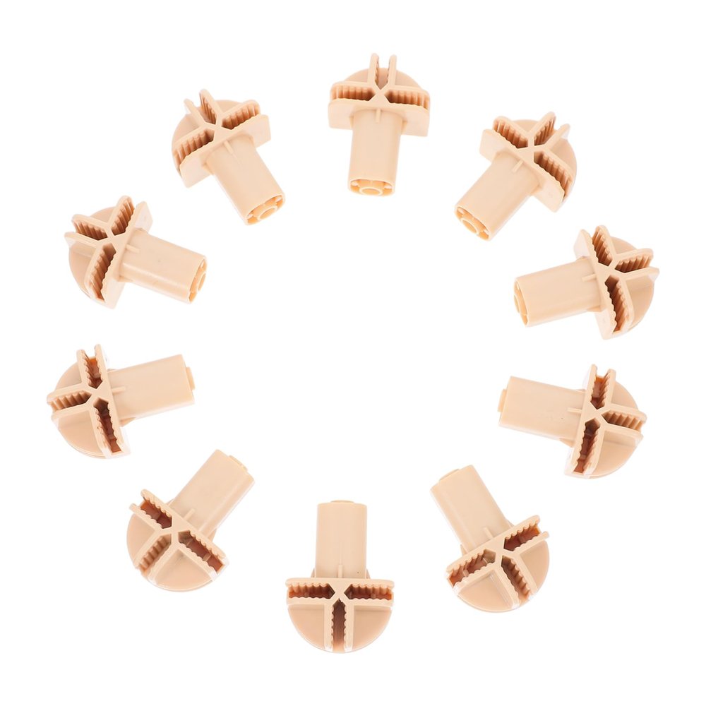 Abaodam 10pcs Plastic Wheel Connectors Replacement for Cat Cages and Storage Units and Easy to Install Accessories for Cube Organizers and Tool Carts