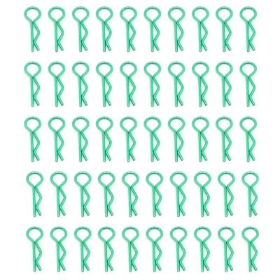 for Crawler for Buggy Drift Model Car 1/10 Cars Shell Body Clips Pins Housing Latch R Buckles Fixed 50PCS RC Car Parts RC Upgrade Accessories(Green)