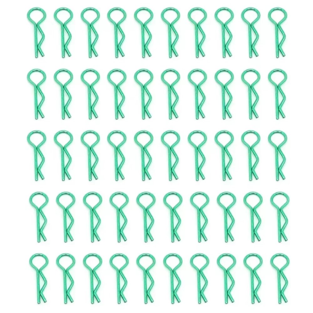 for Crawler for Buggy Drift Model Car 1/10 Cars Shell Body Clips Pins Housing Latch R Buckles Fixed 50PCS RC Car Parts RC Upgrade Accessories(Green)