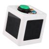 1.4in 4 Sided HD Digital Cube Timer for Poker Chess Casinos, Easy to Use Countdown Stopwatch with Bright Display, Adjustable Brightness, Portable Design (White) view 3