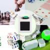 1.4in 4 Sided HD Digital Cube Timer for Poker Chess Casinos, Easy to Use Countdown Stopwatch with Bright Display, Adjustable Brightness, Portable Design (White) view 4
