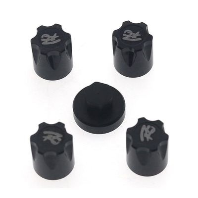 1:10 RC Crawler CNC Machined Wheel Rim Center Caps M4 Metal Locknut Accessory