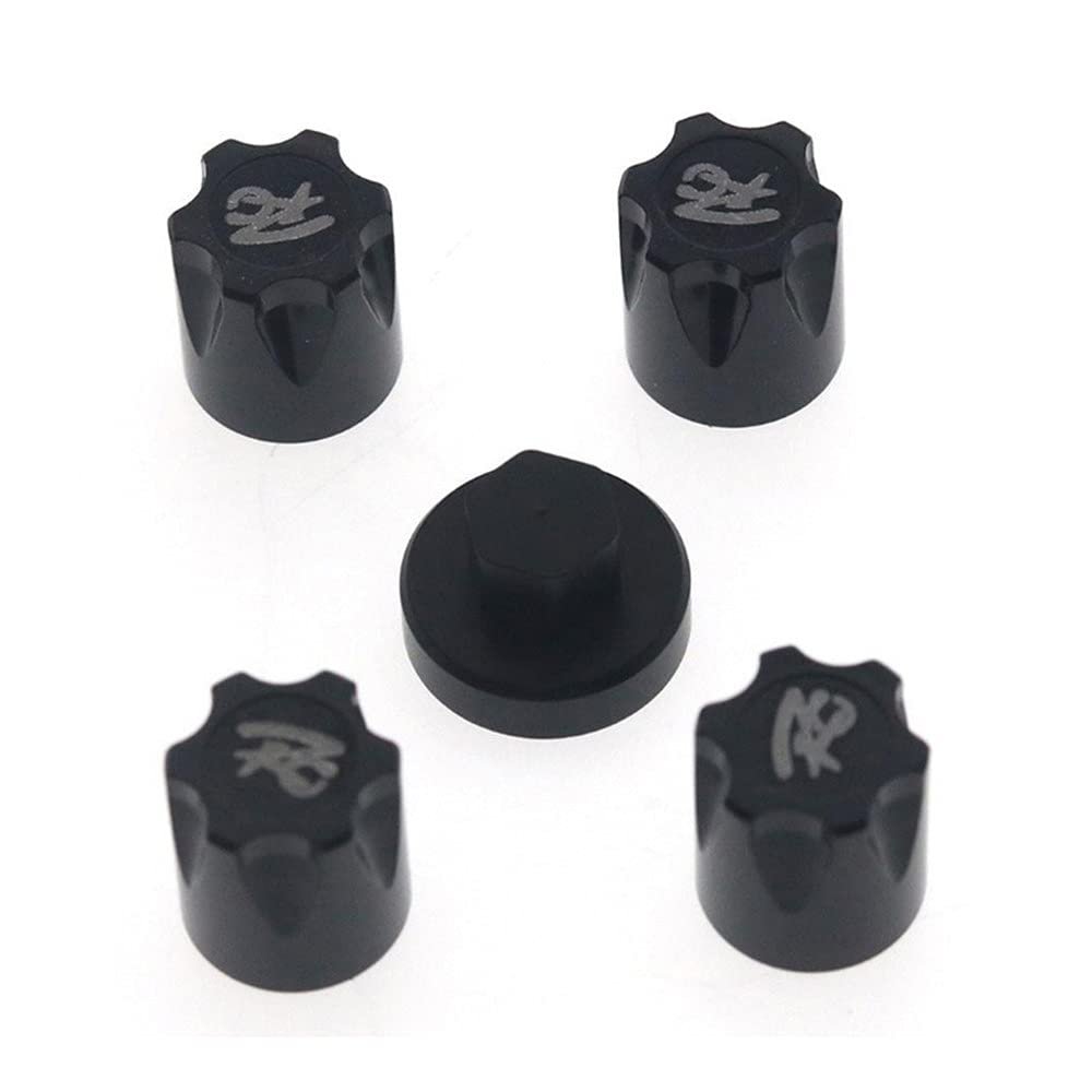 1:10 RC Crawler CNC Machined Wheel Rim Center Caps M4 Metal Locknut Accessory
