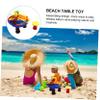 Yardwe 1Set Funny Beach Playing Assembling Sand Playing Table for Lightweight Educational Playthings to Enhance Creativity and Imagination for Outdoor Fun view 3