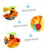 Yardwe 1Set Funny Beach Playing Assembling Sand Playing Table for Lightweight Educational Playthings to Enhance Creativity and Imagination for Outdoor Fun view 4