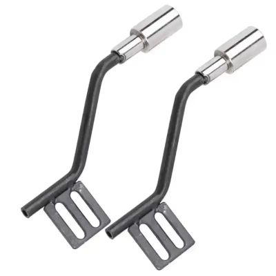 for Scx10 1/10 1Pair Metal RC Car Upgrade Accessories Decoration Exhaust Pipe Accessories Metal 27g Modified Parts RC Car Repair Kit