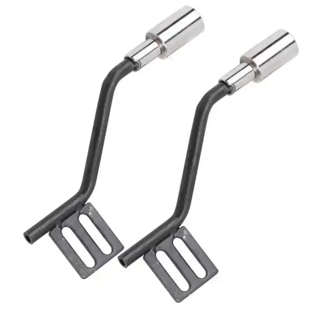 for Scx10 1/10 1Pair Metal RC Car Upgrade Accessories Decoration Exhaust Pipe Accessories Metal 27g Modified Parts RC Car Repair Kit