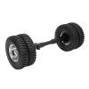 10 Hole Wheel Hub Non Powered Rear Axle Tire, 85mm Dia Gravel Pattern Replacement Accessories with, high Load Bearing, wear for 1/14 RC Tractor Trailer retrofit view 3