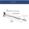 4mm Shaft Assembly for Bait/Netting/Model Boat, Drive Shaft, Boat Model Shaft System, 4mm Hard Shaft(30CM-2mm-Coupling) view 2