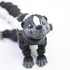 3D Printed Skunk, 3D Printed Animals, Full Articulated Flexible Fidget Toys for Desk Dcor - Grey - Small - 6Inch view 1