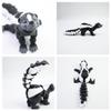 3D Printed Skunk, 3D Printed Animals, Full Articulated Flexible Fidget Toys for Desk Dcor - Grey - Small - 6Inch view 3