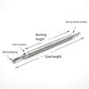4mm Shaft Assembly for Model Boat, 304 Stainless Steel Drive Shaft, DIY Accessory for Boat Model Shaft System(Shaft 25CM Sleeve 20CM) view 3