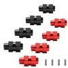 4P Modified Extended 7mm Wheel Hex Hub & Pins 8.5MM Thickness Upgrade for RC Adults Crawler 1/24 Axial SCX24 90081 C10(Red) view 4