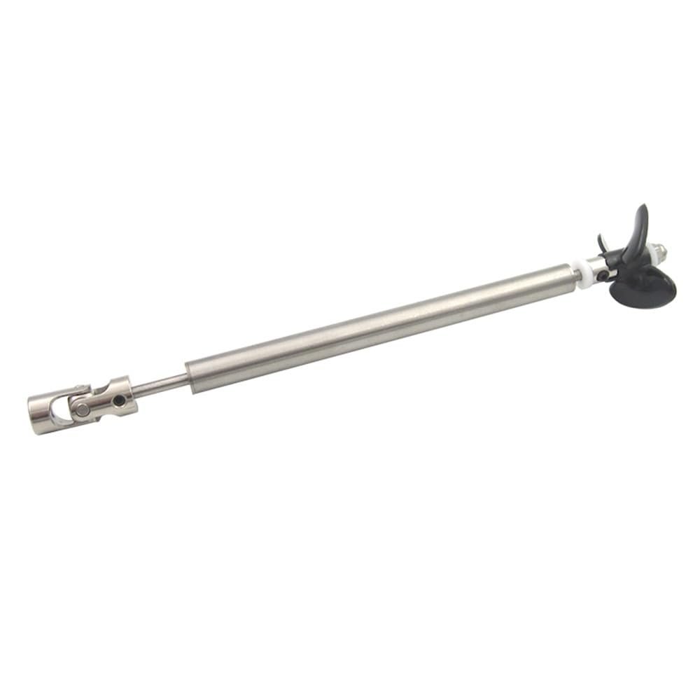 3mm Shaft Assembly for Model Boat, Stainless Steel Drive Shaft Set with Three-Blade Propeller, 1 Set(25CM-5mm-joint)