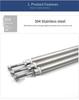 3mm Shaft Assembly for Model Boat, Stainless Steel Drive Shaft Set with Three-Blade Propeller, 1 Set(25CM-5mm-joint) view 3
